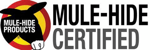 Mule-Hide roofing certification badge