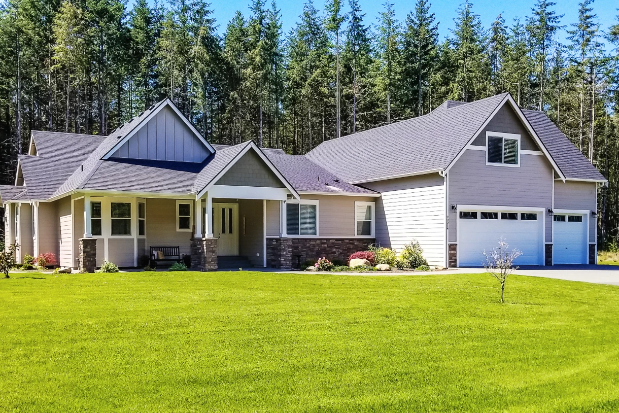 Spacious family house in forest setting